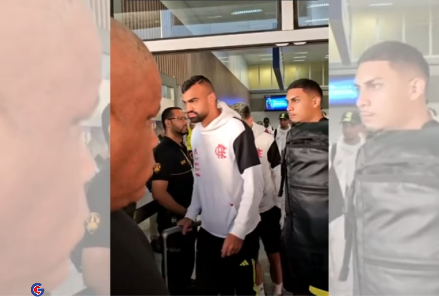 Derrotado, Flamengo desembarca no RJ sob protesto da torcida