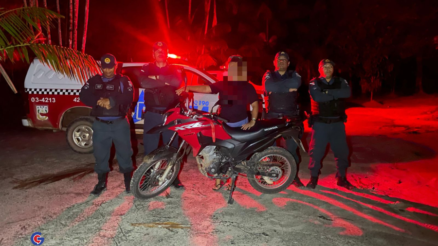Polícia Militar recupera moto roubada em São Miguel do Guamá